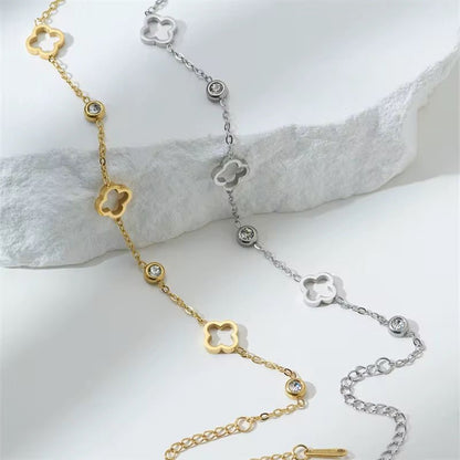 Hollow Out Clover Bracelet - AYUNA