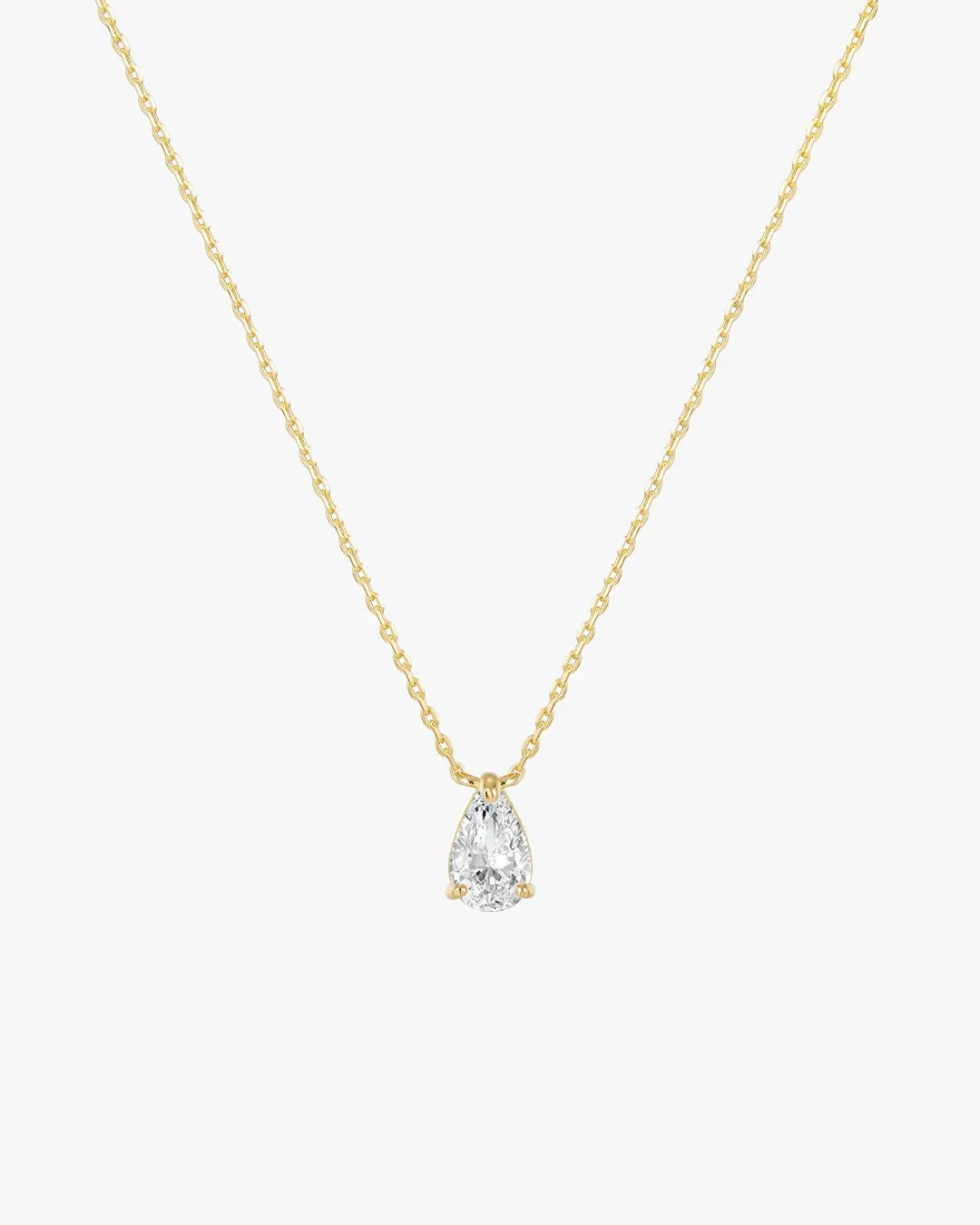 Iriss Necklace Pear - Gold - AYUNA