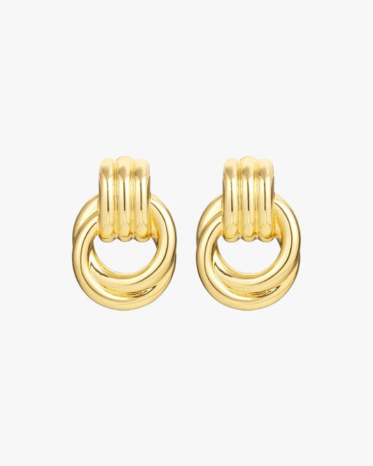 Jacquie Earrings - Gold - AYUNA