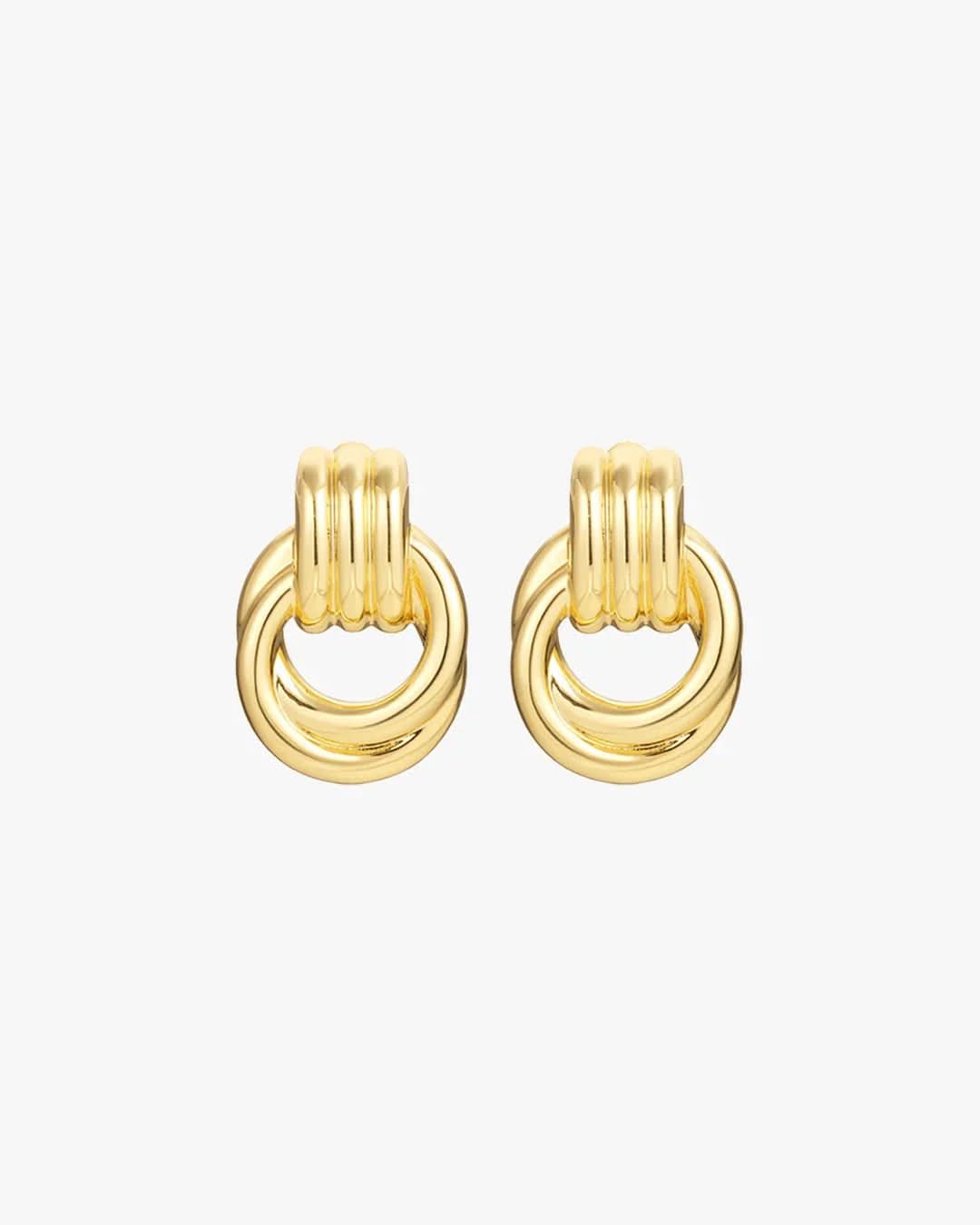 Jacquie Earrings Mini - Gold - AYUNA