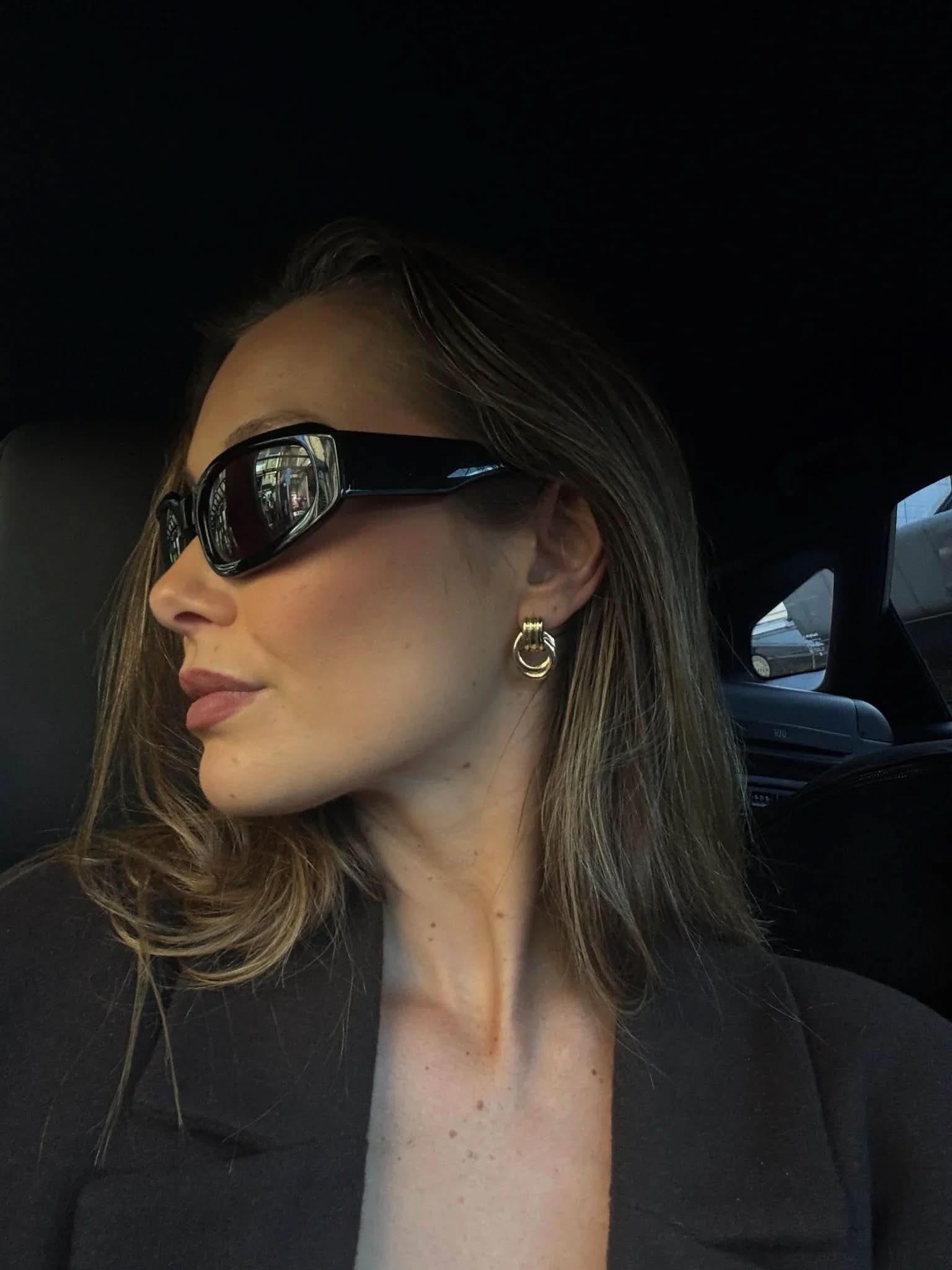 Jacquie Earrings Mini - Gold - AYUNA