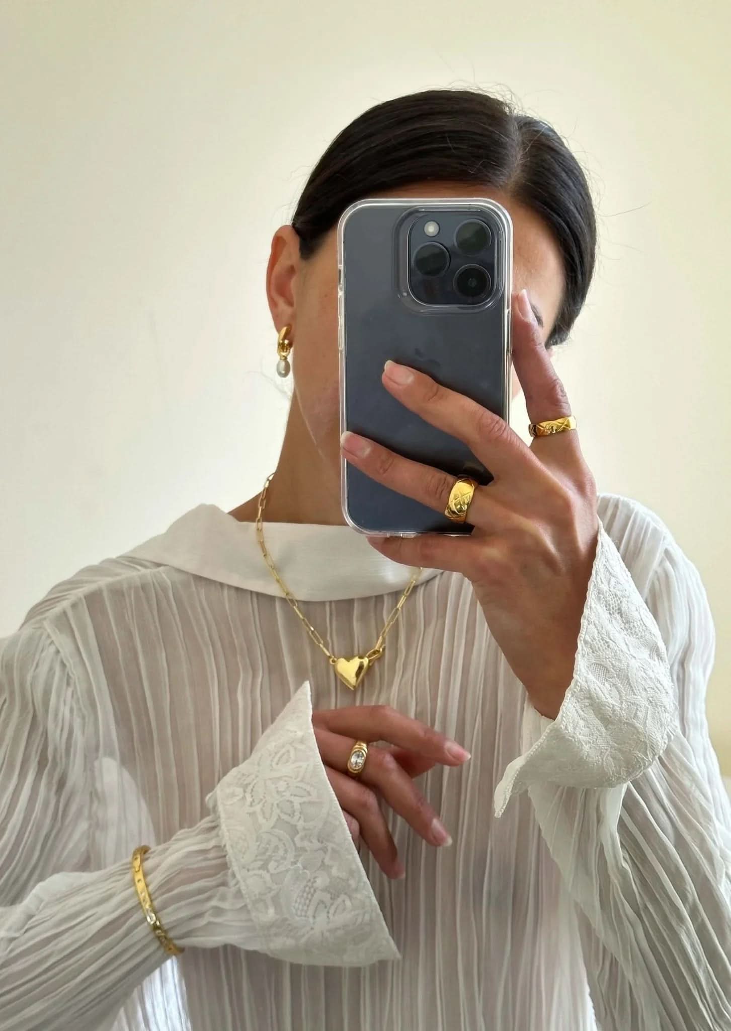 Kelly Ring Thick Band - Gold - AYUNA