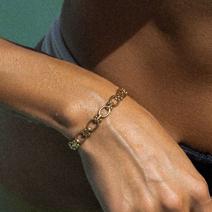 LEAH Round Chain Bracelet - AYUNA