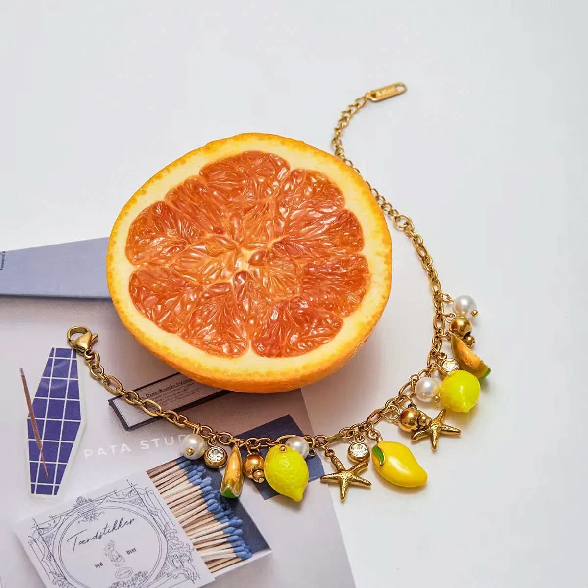 Lemon Charms Bracelet - AYUNA