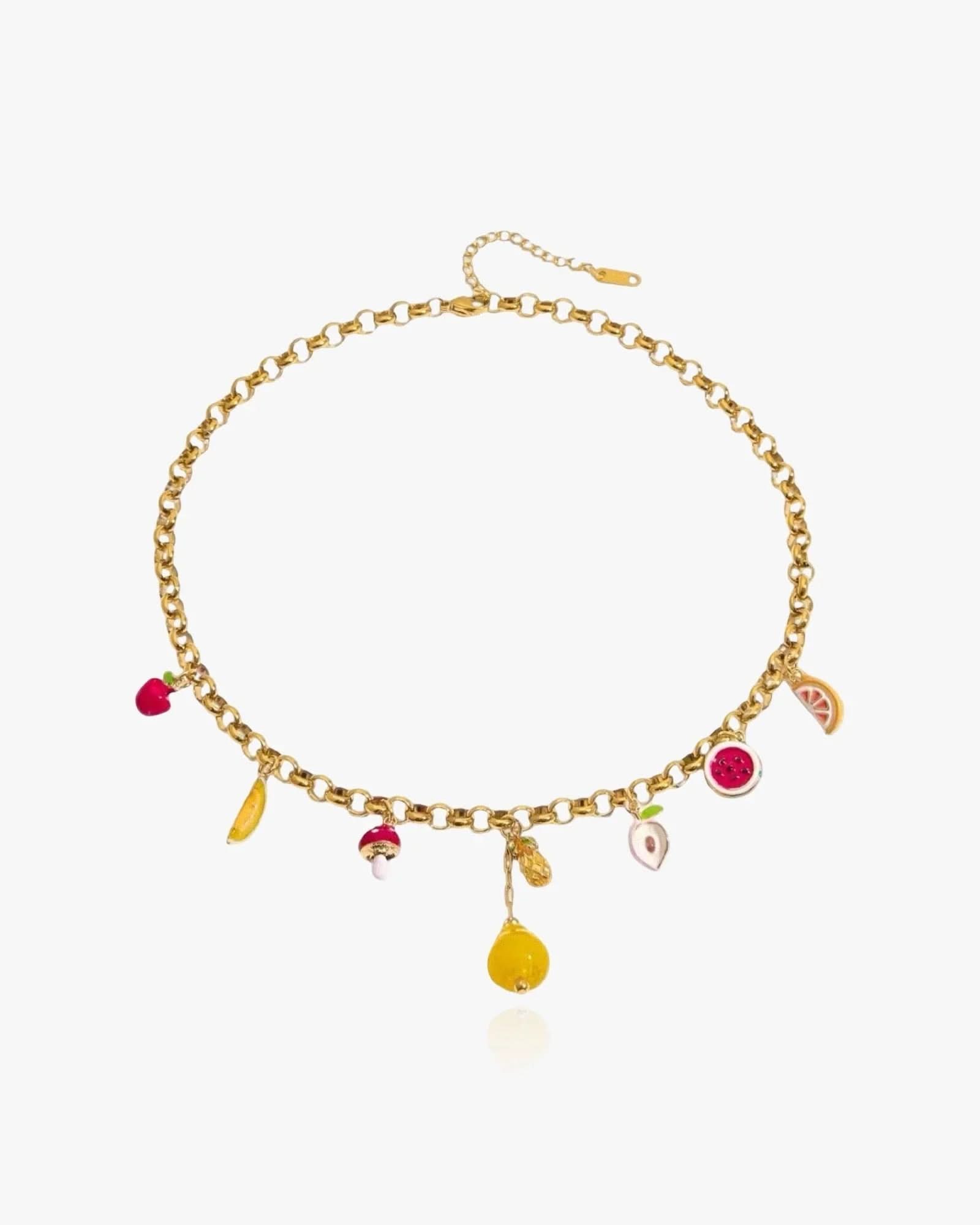 Lemon Charms Necklace - AYUNA