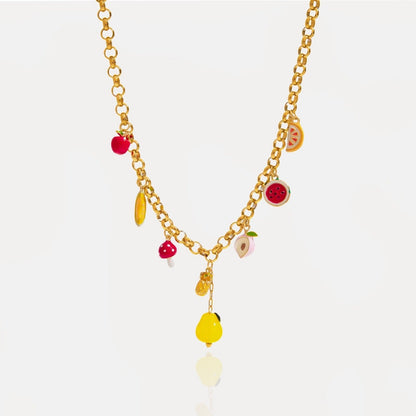 Lemon Charms Necklace - AYUNA