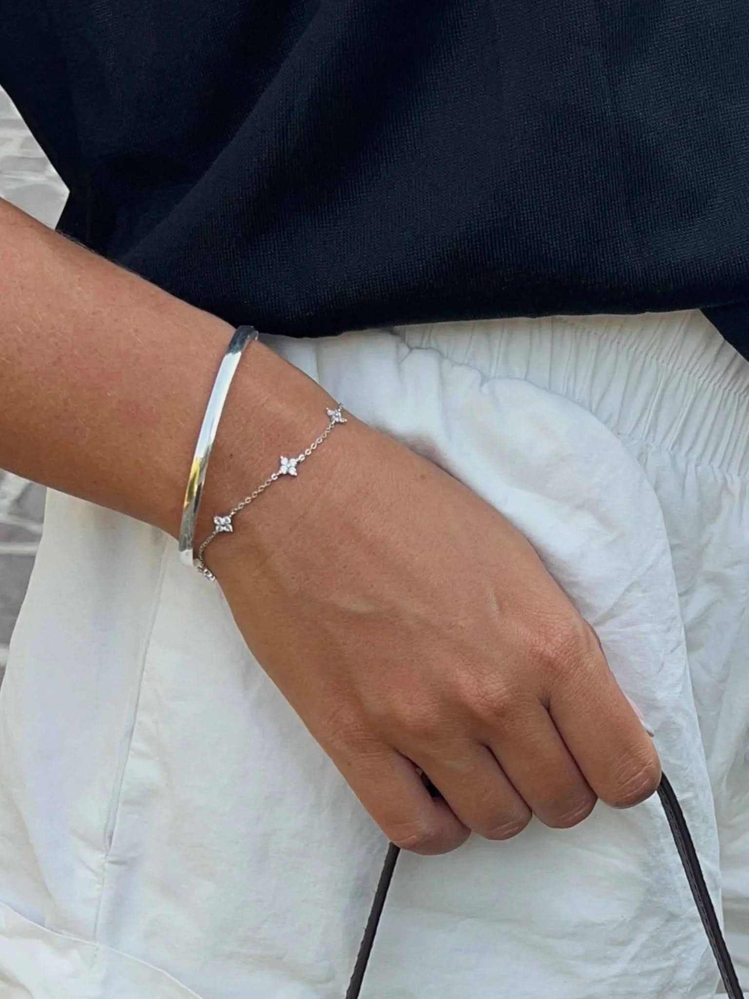 Loria Bracelet - Silver - AYUNA