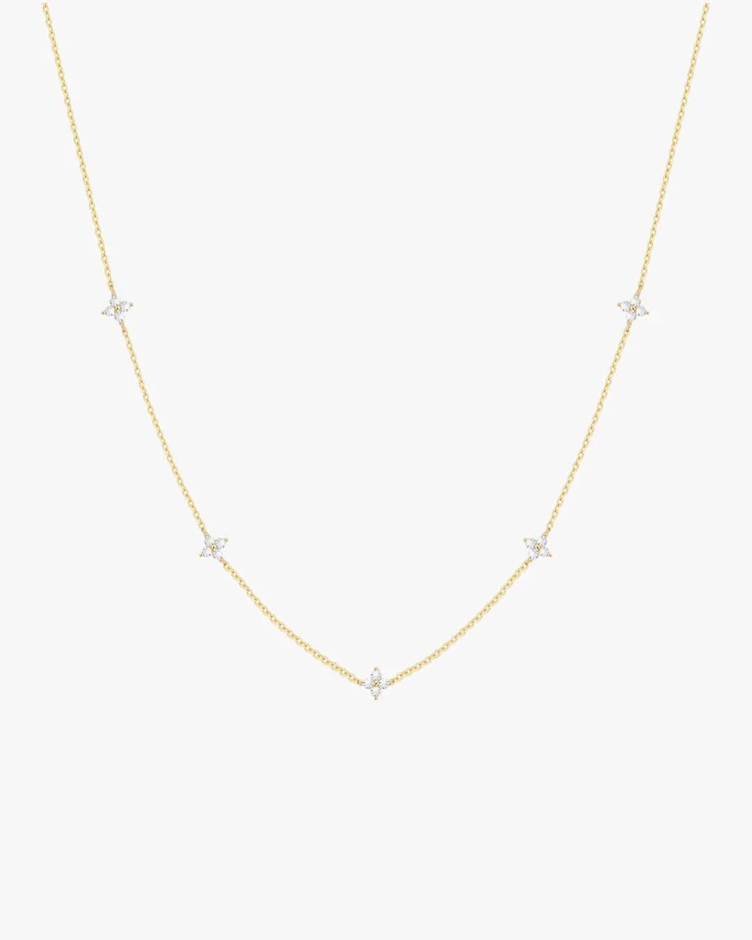 Loria Necklace Multi - Gold - AYUNA