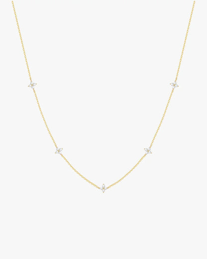 Loria Necklace Multi - Gold - AYUNA