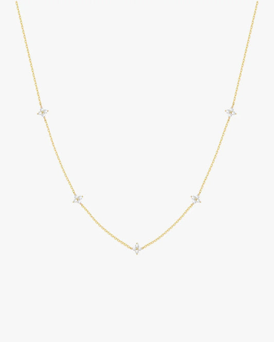 Loria Necklace Multi - Gold - AYUNA