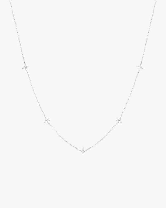 Loria Necklace Multi - Silver - AYUNA