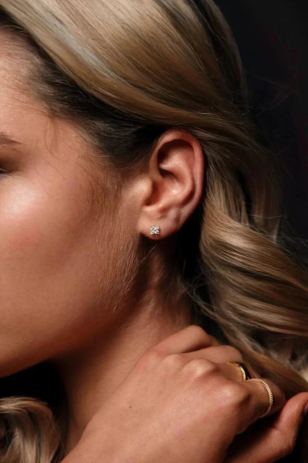 Loria Studs - Silver - AYUNA