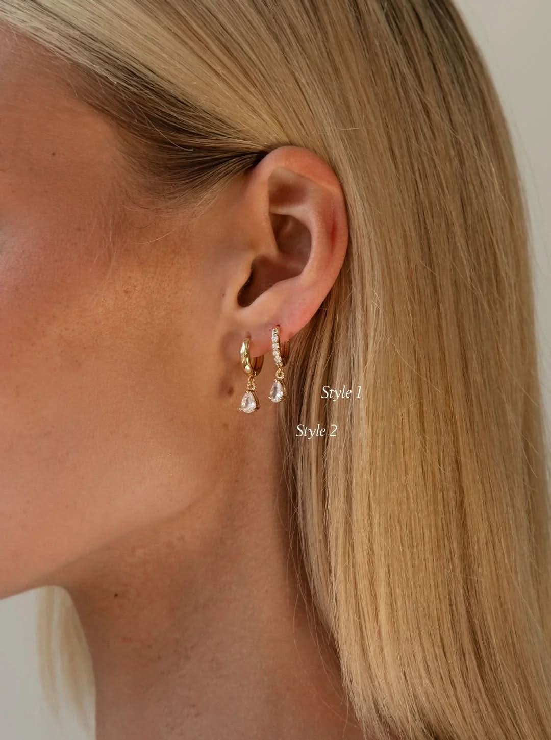 Lou Earrings - Gold - AYUNA
