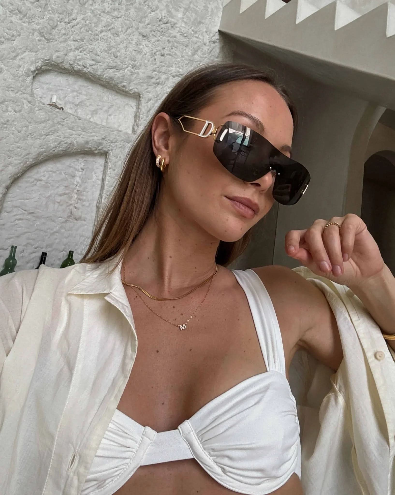 Lya Hoops - Gold - AYUNA