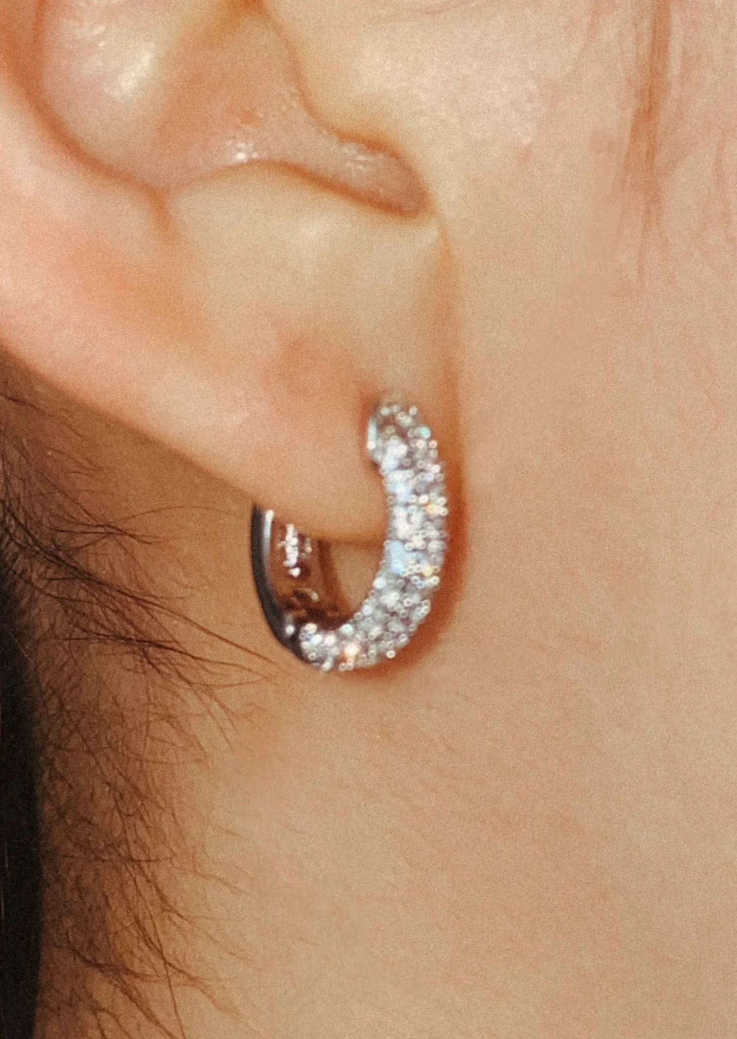 Lya Hoops - Silver - AYUNA