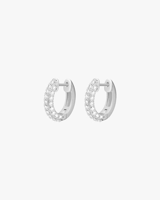 Lya Hoops - Silver - AYUNA
