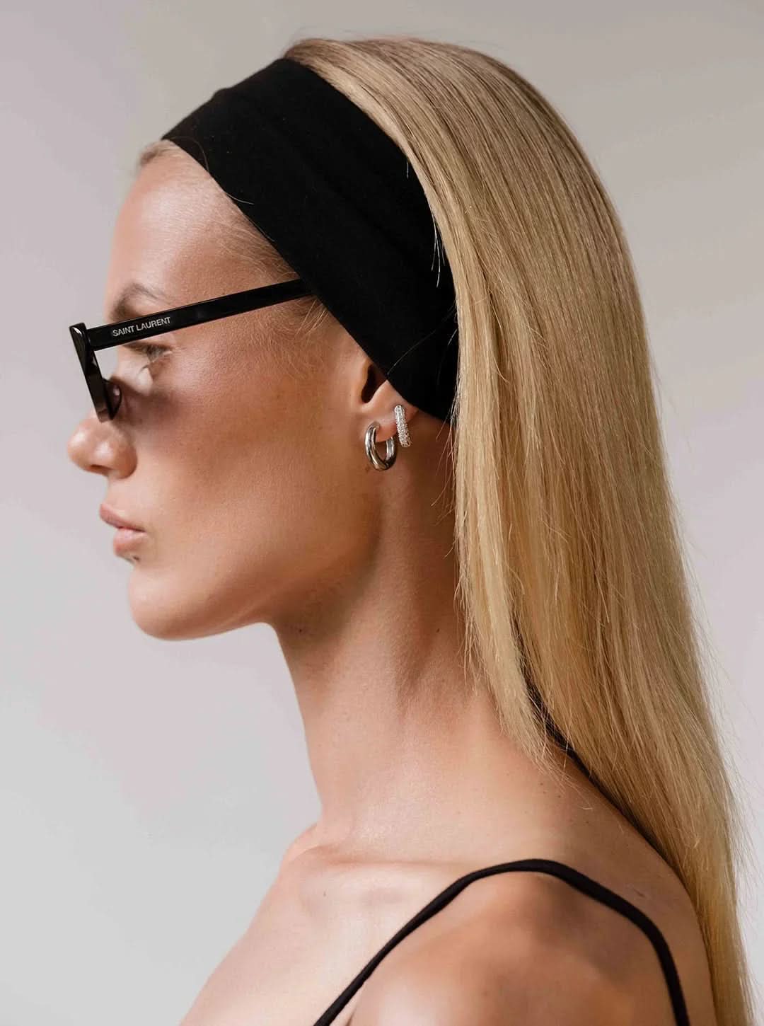 Lya Hoops - Silver - AYUNA