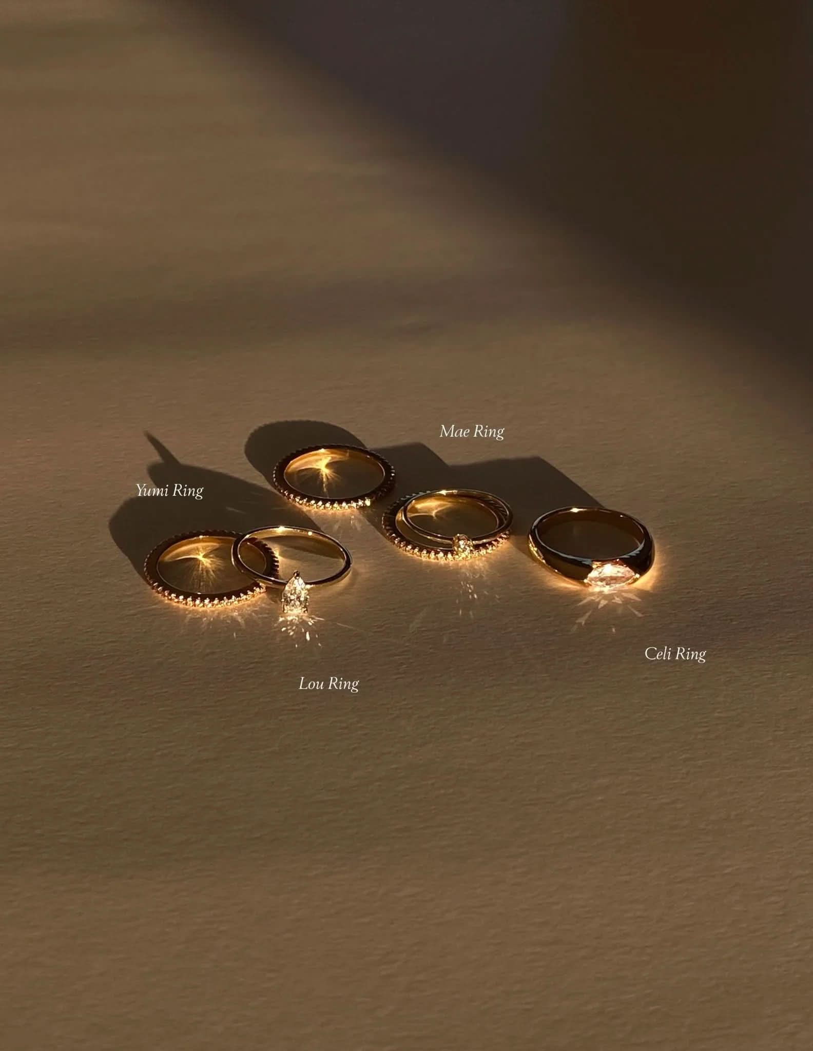 Mae Ring - Gold - AYUNA