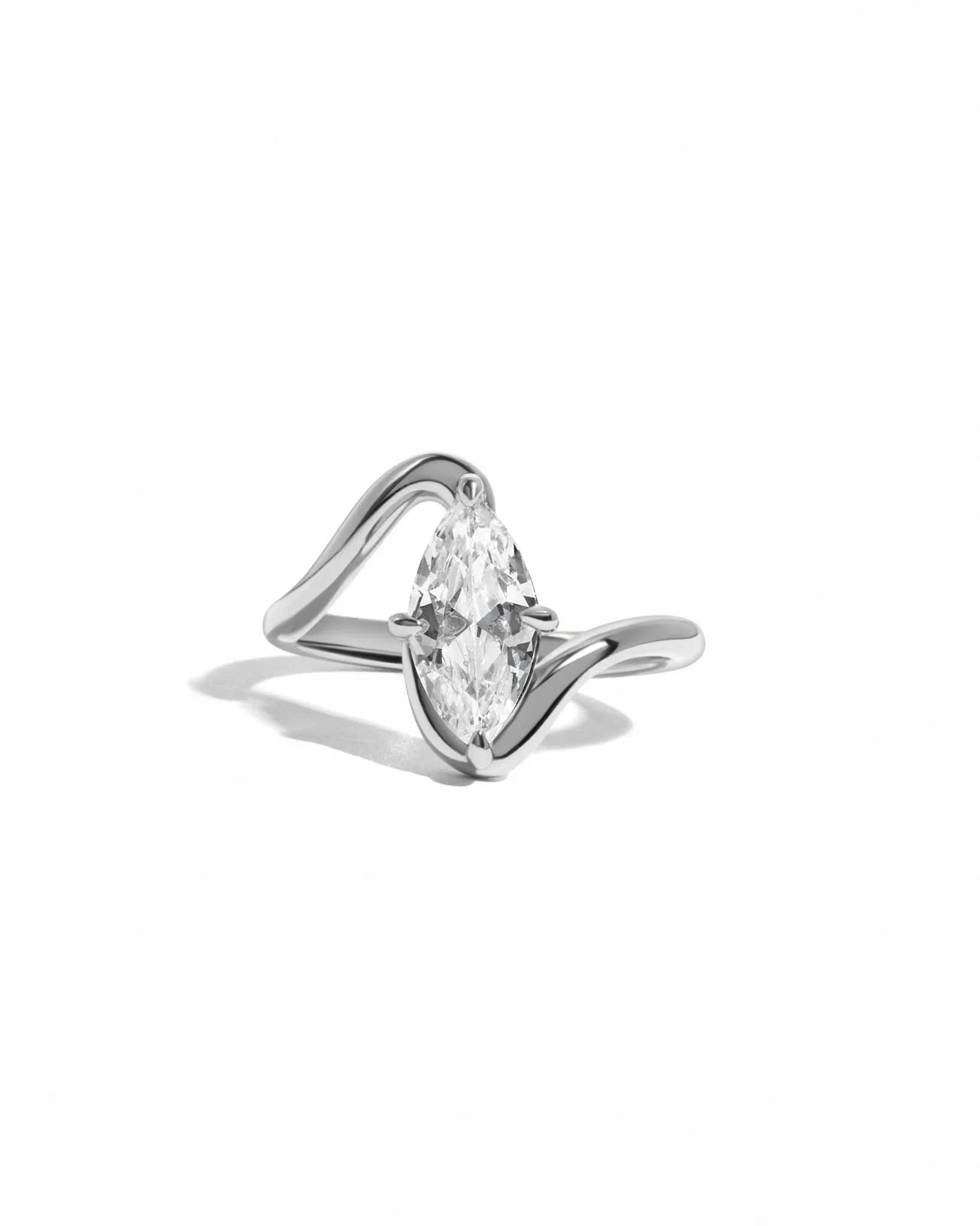 Marquise Swirl Ring - AYUNA