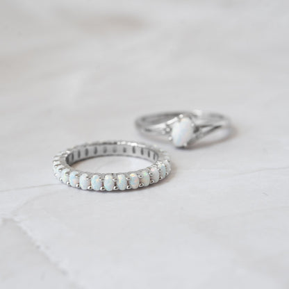 Opal Eternity Ring - AYUNA