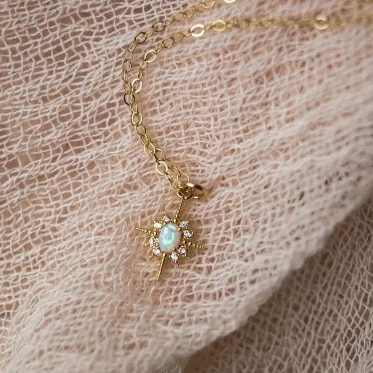 Opal Star Necklace - AYUNA