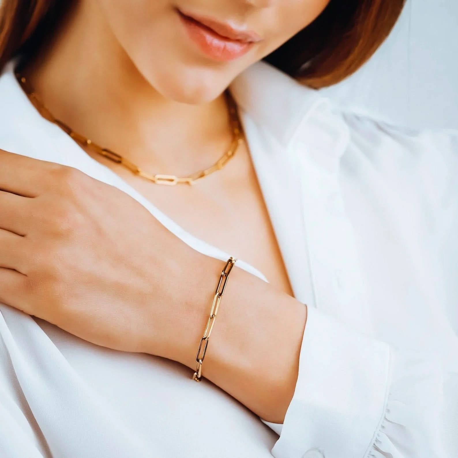 Paperclip Bracelet / Anklet - AYUNA