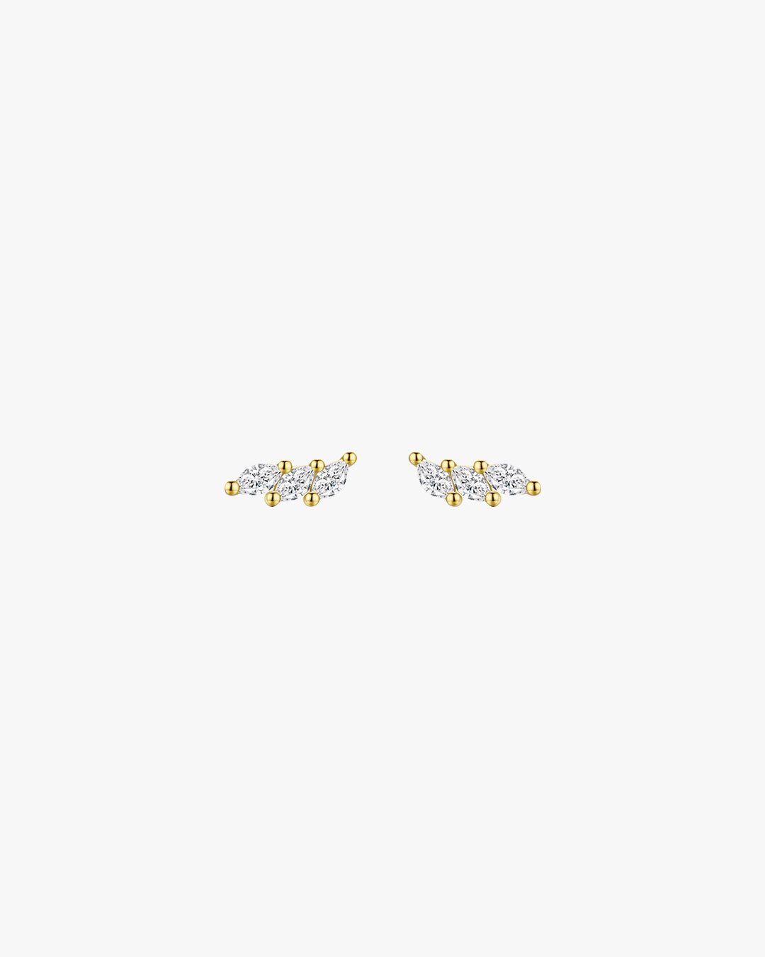 Posie Studs - Gold - AYUNA