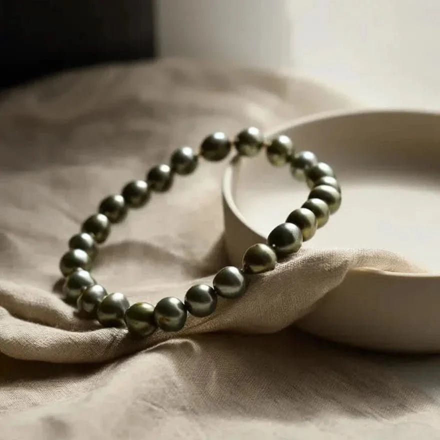 Pyrite Bead Bracelet - AYUNA