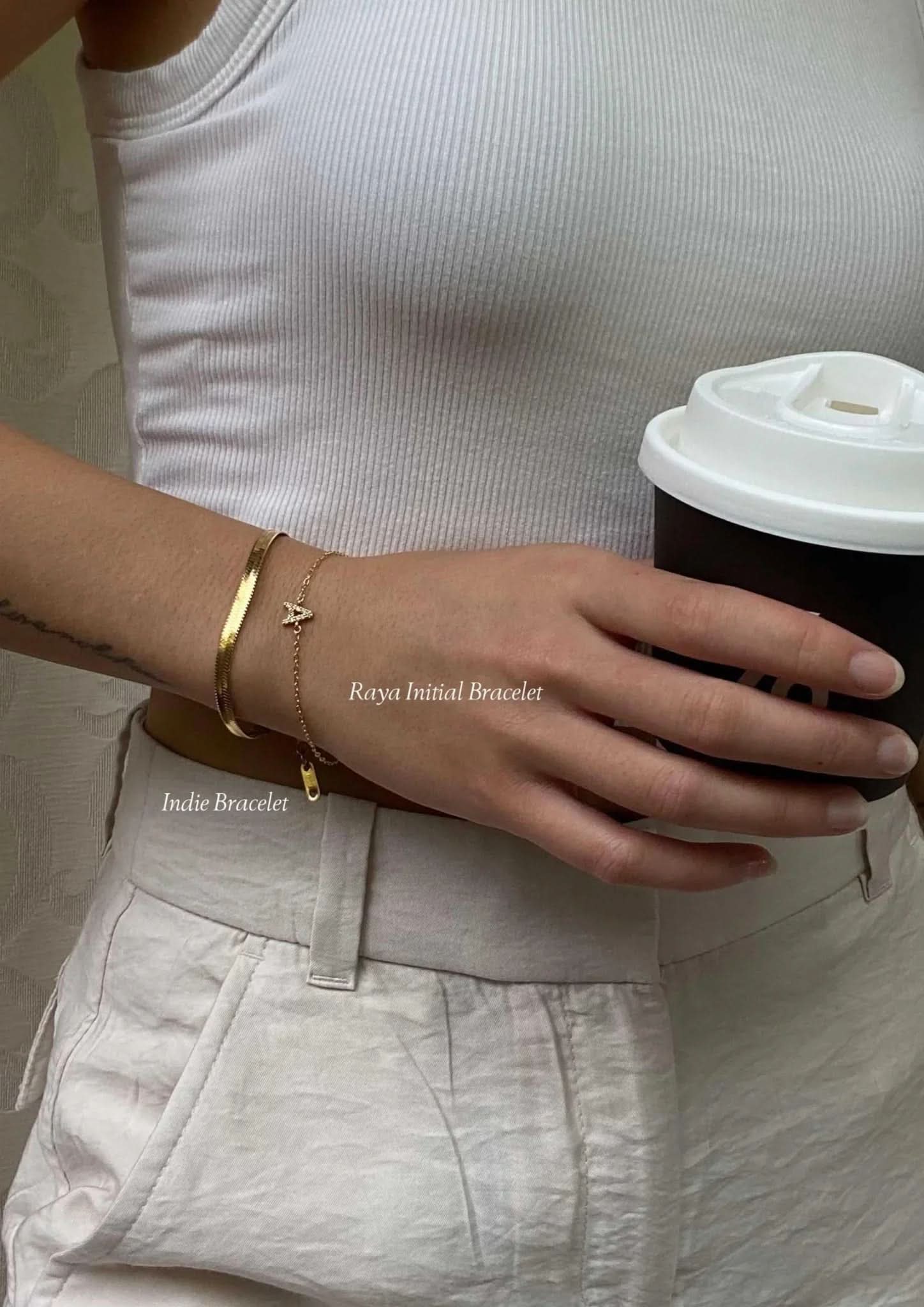 Raya Initial Bracelet 2.0 - AYUNA