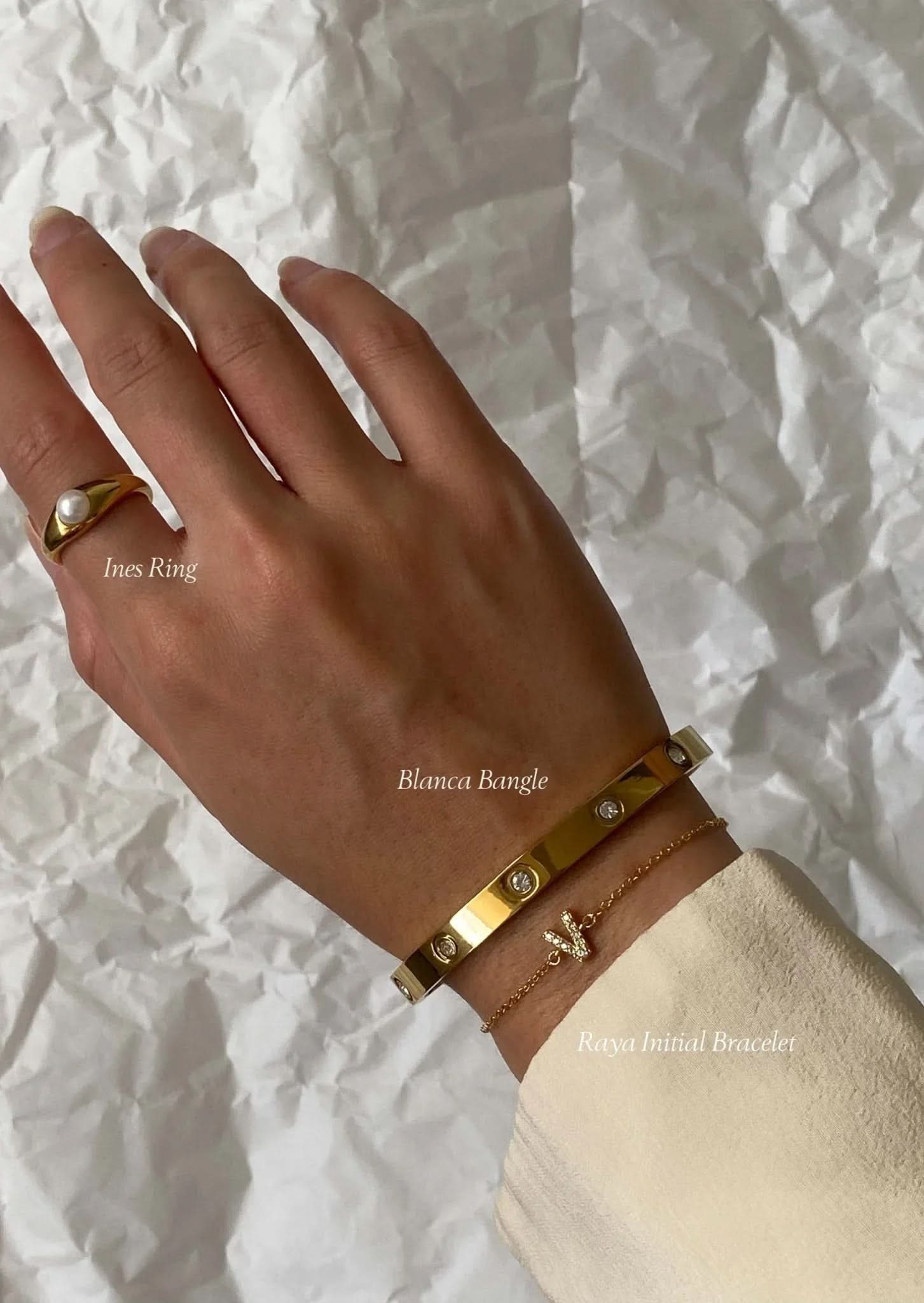 Raya Initial Bracelet 2.0 - AYUNA