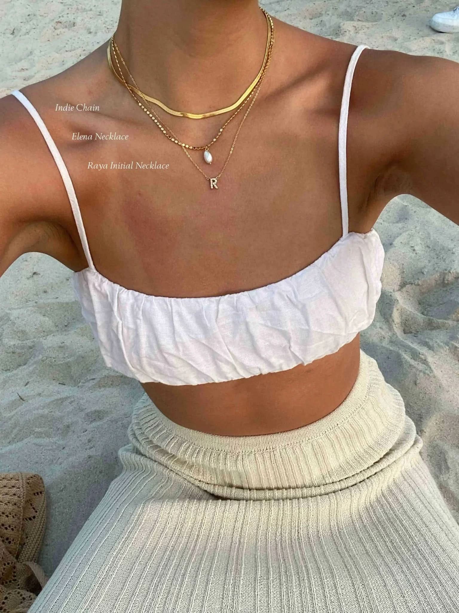 Raya Initial Necklace 2.0 - AYUNA