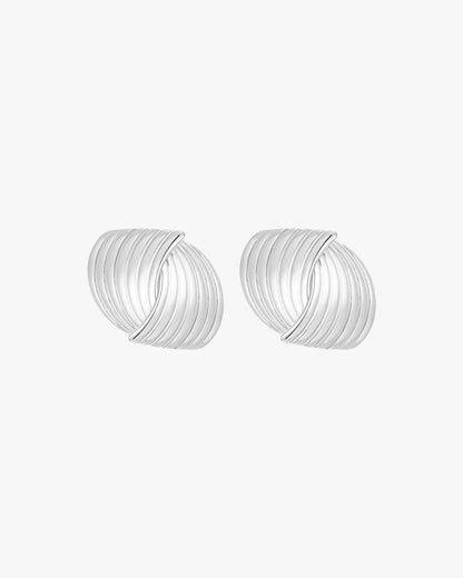 Ricci Earrings - Silver - AYUNA
