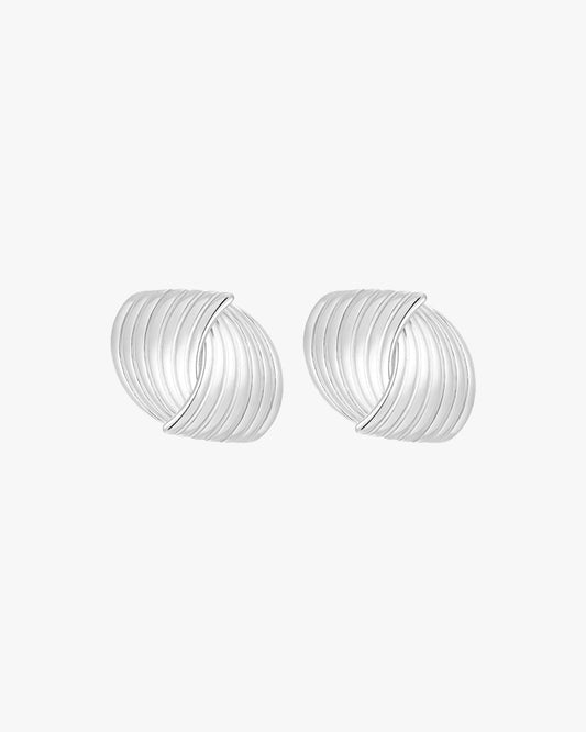 Ricci Earrings - Silver - AYUNA