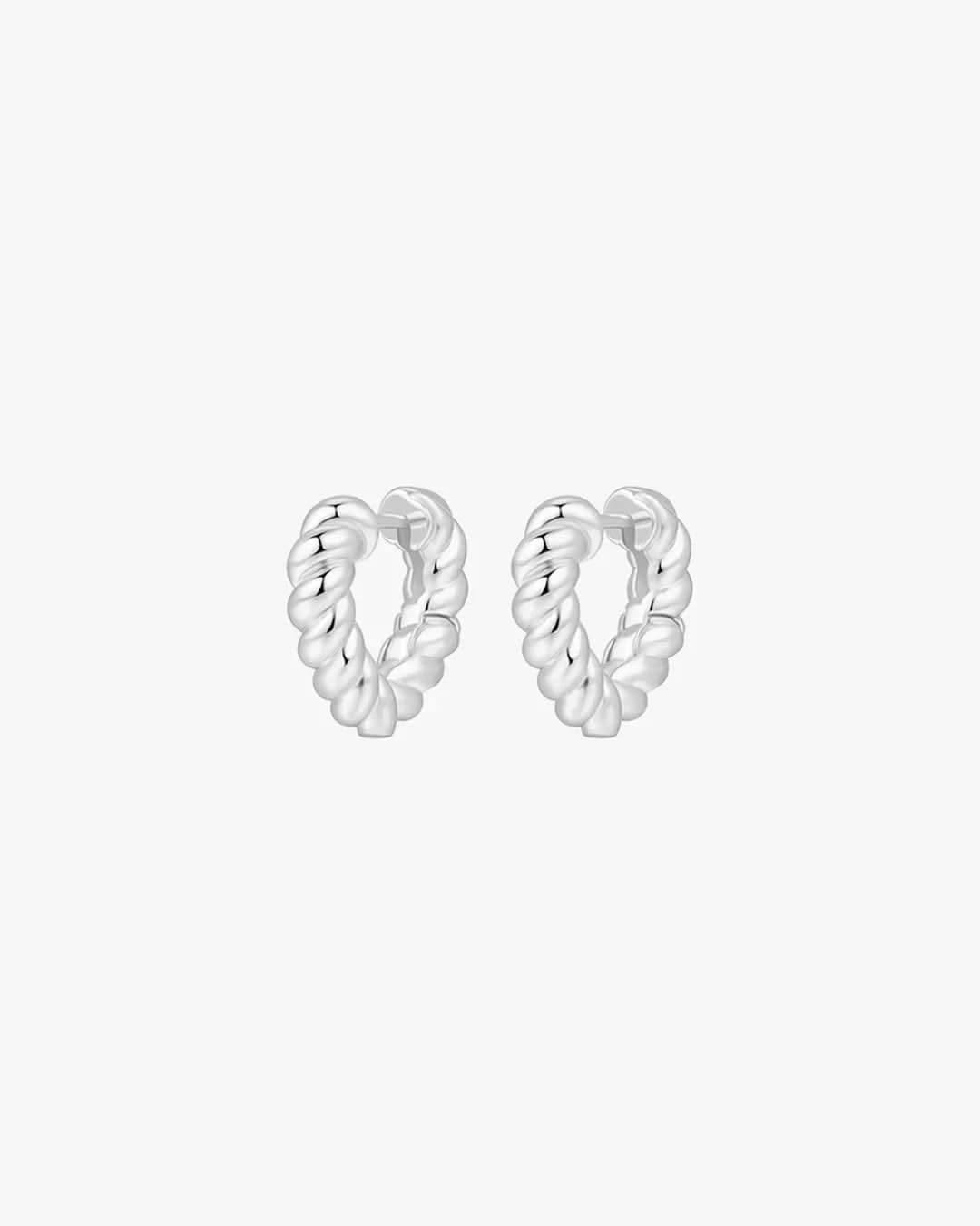 Rita Hoops - Silver - AYUNA
