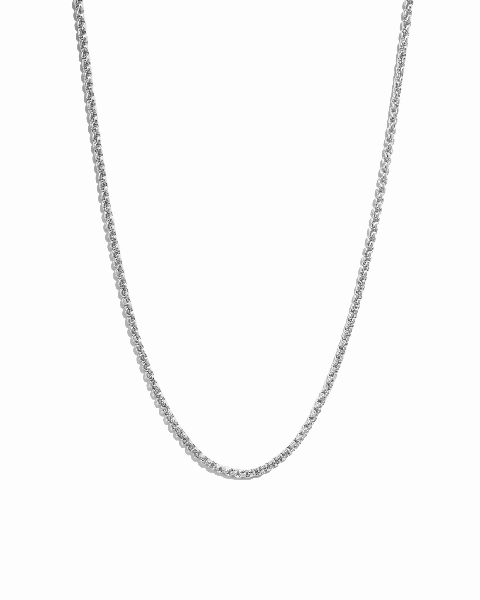 Rounded Box Chain Necklace - AYUNA