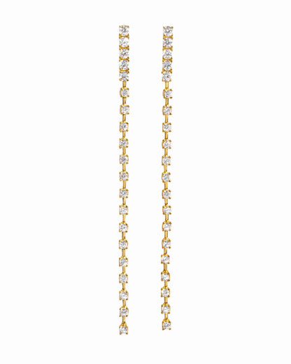 Diamond Line Earrings