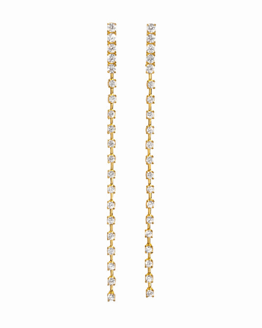 Diamond Line Earrings