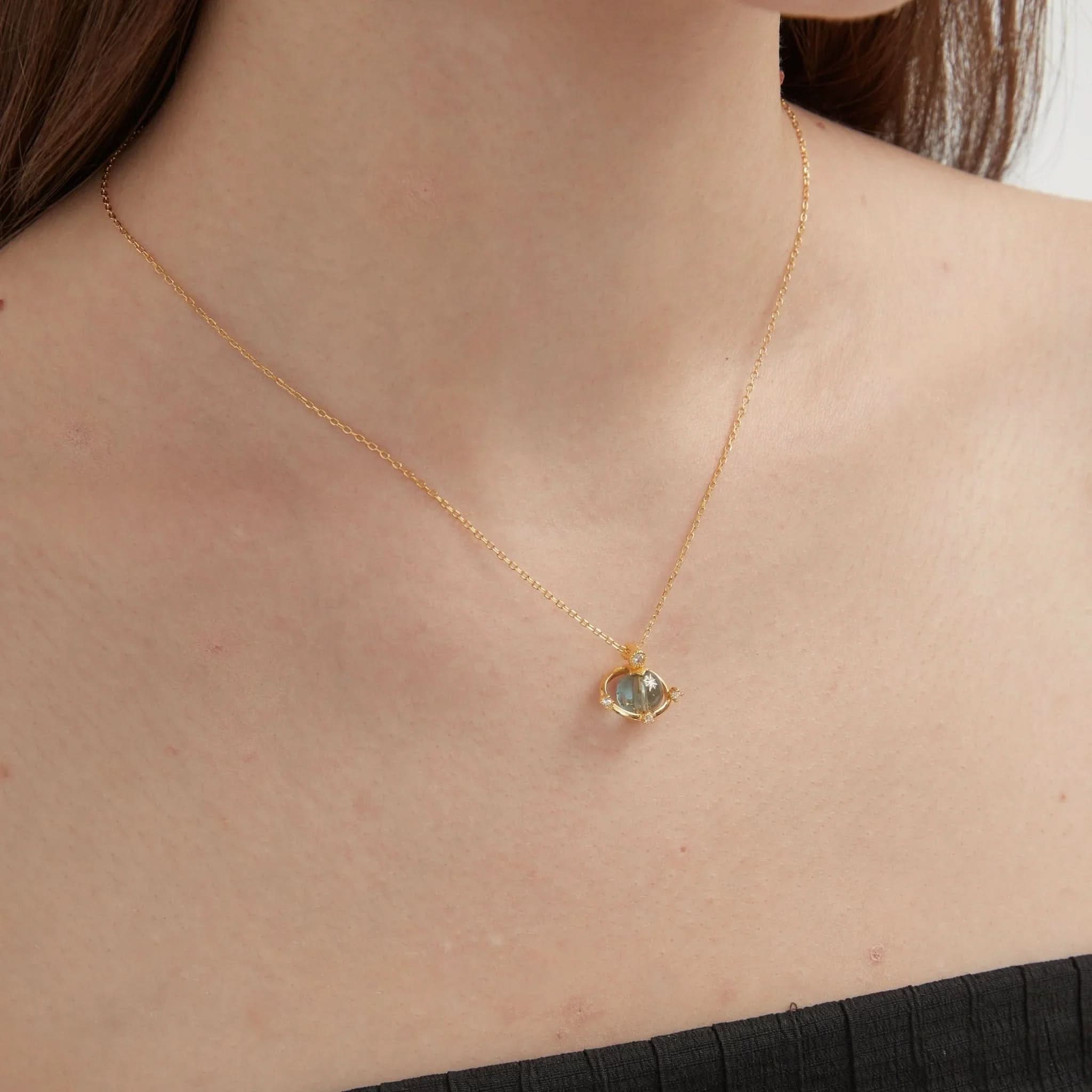 Saturn Planet Necklace - AYUNA