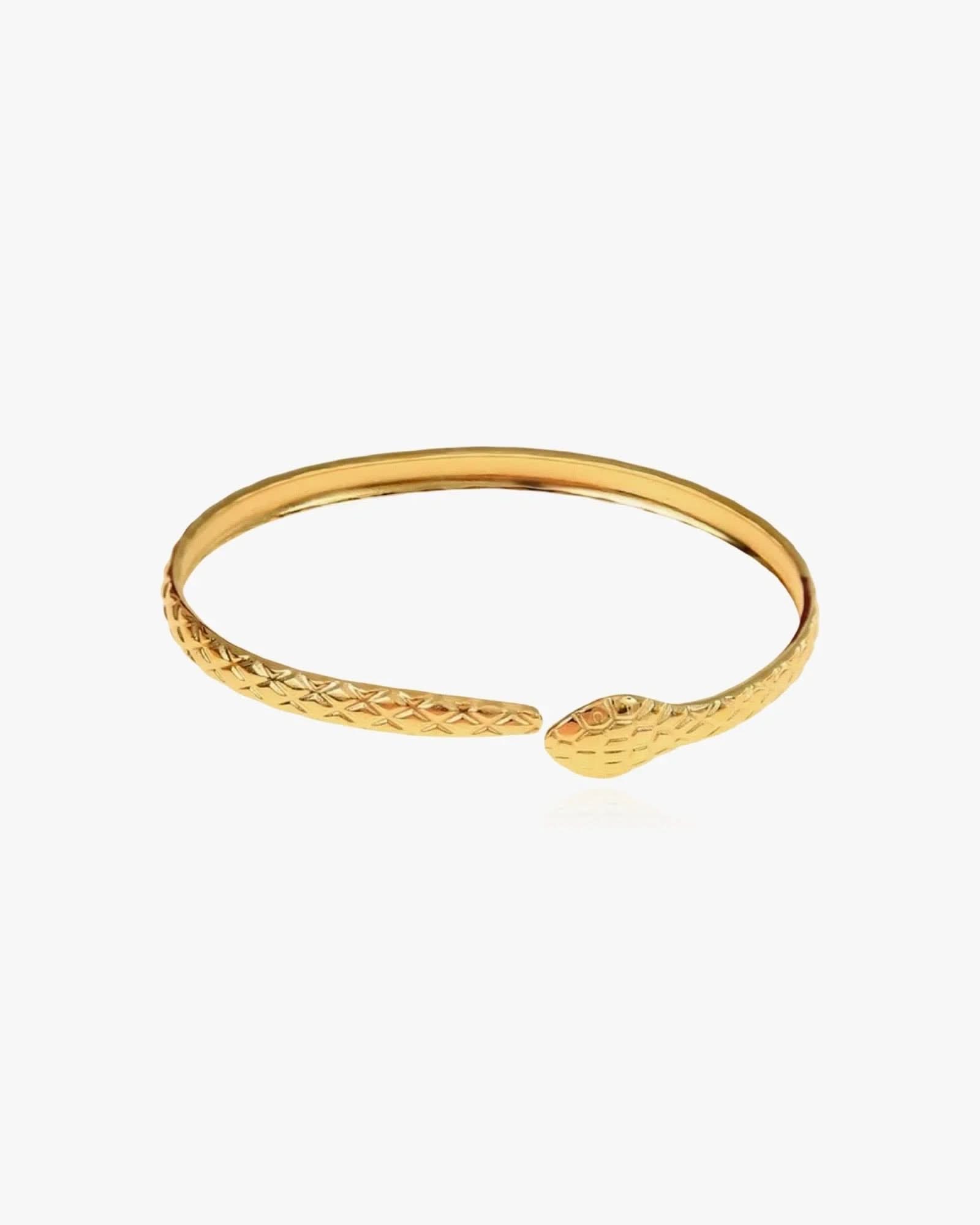 Snake Bangle Bracelet - AYUNA
