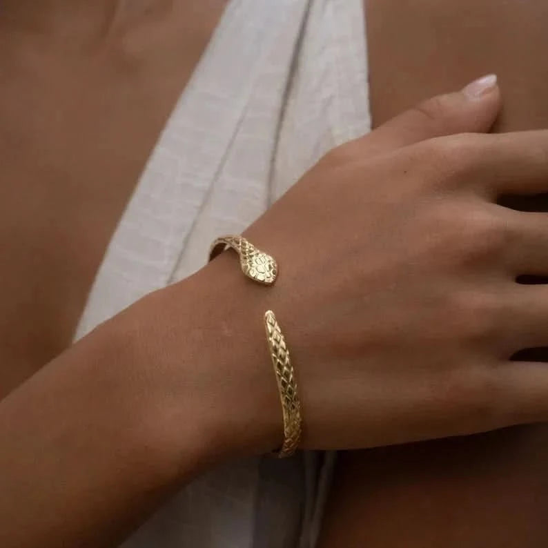 Snake Bangle Bracelet - AYUNA