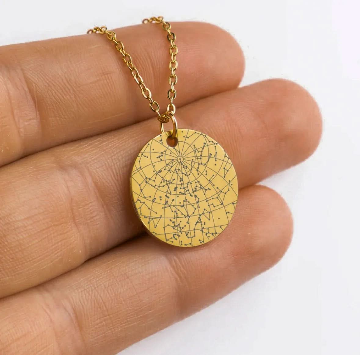 Star Map Night Sky Necklace - AYUNA