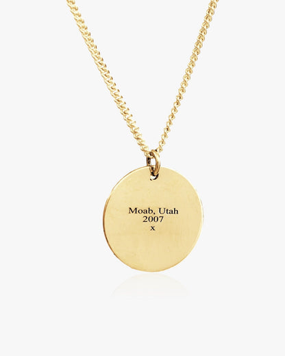 Star Map Night Sky Necklace - AYUNA