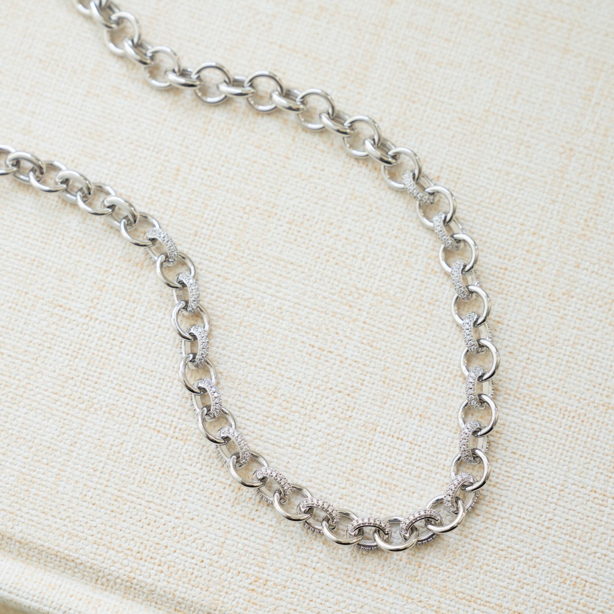 Statement Pavé Necklace - AYUNA