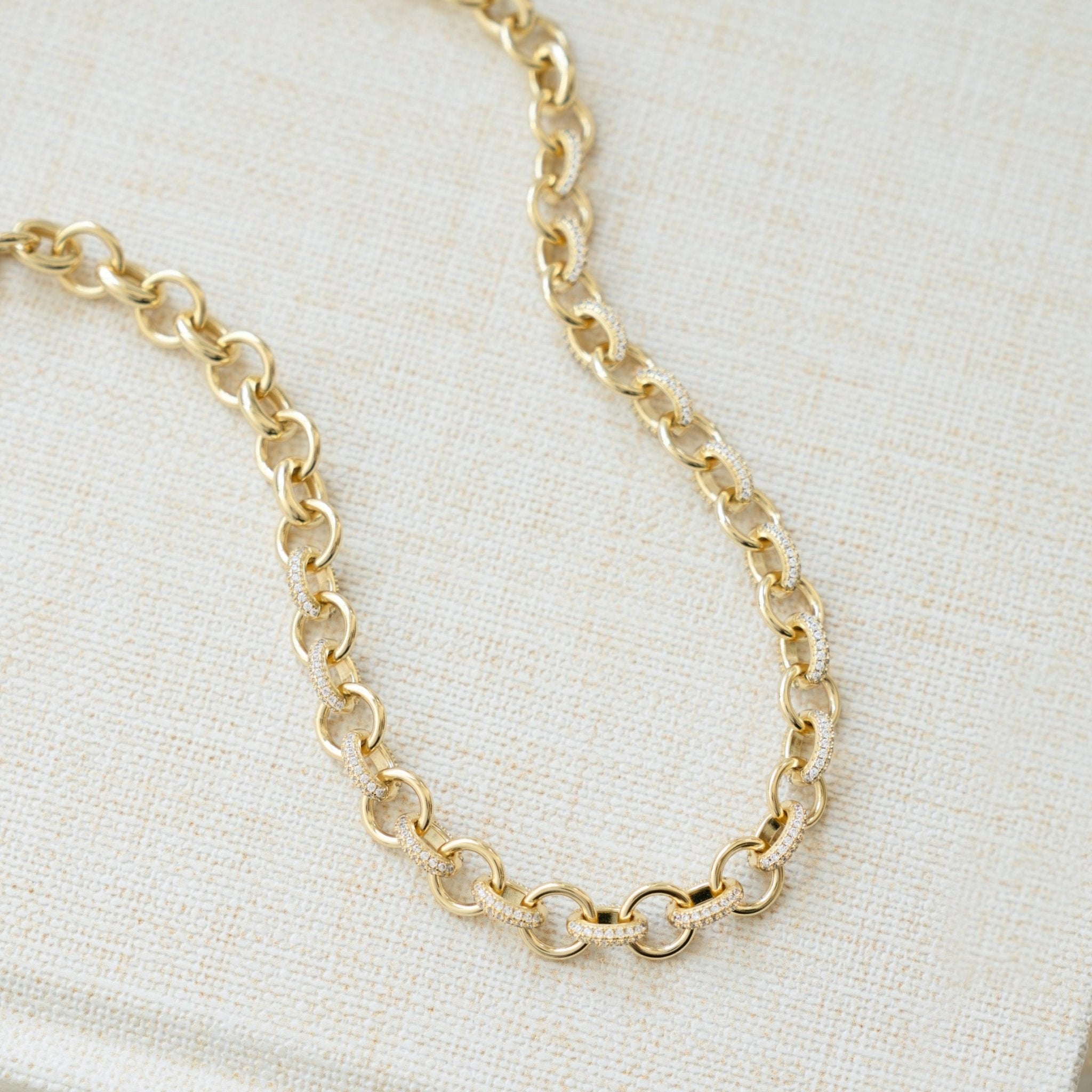 Statement Pavé Necklace - AYUNA