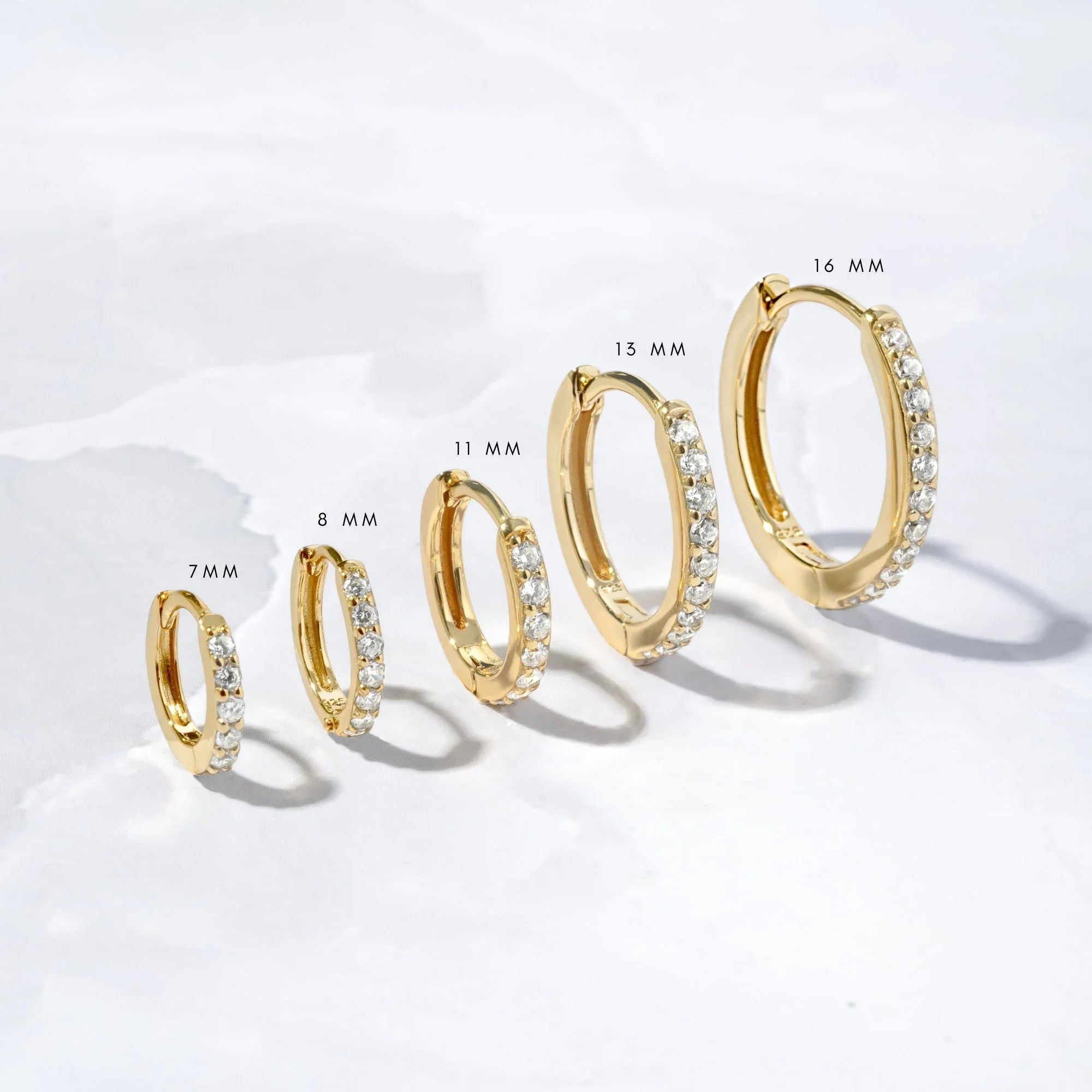 Studded Huggies (Multiple Sizes Available) - AYUNA