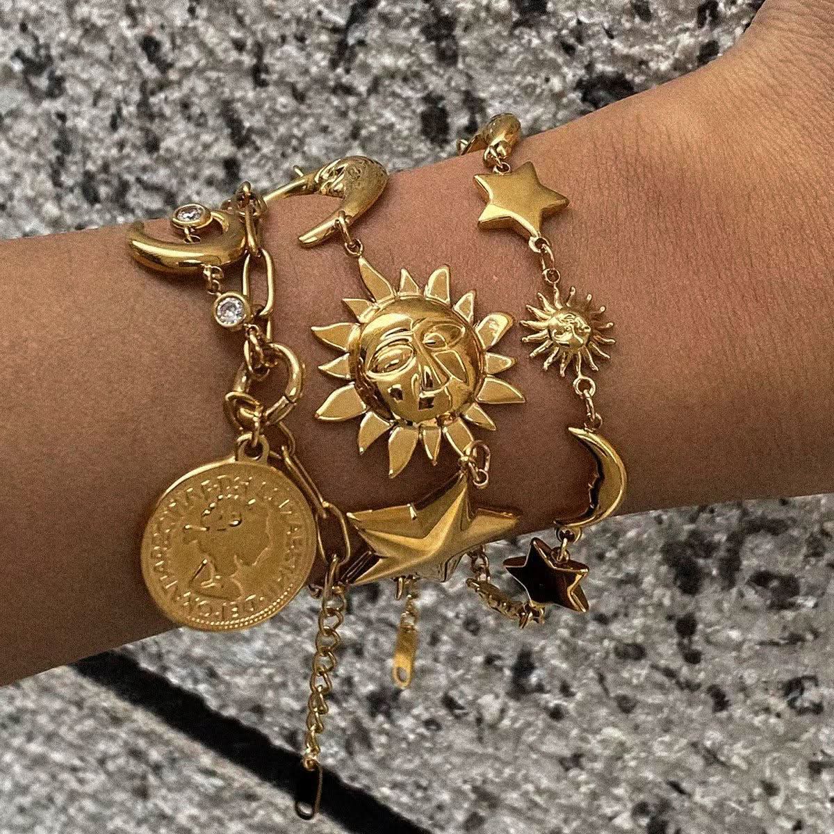Sun And Moon Bracelet - AYUNA