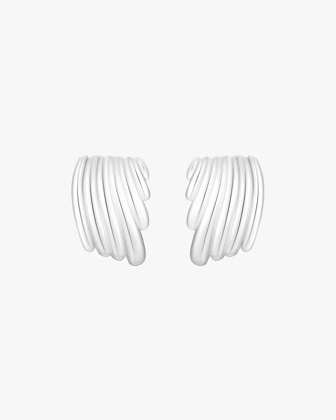 Tamara Earrings - Silver - AYUNA