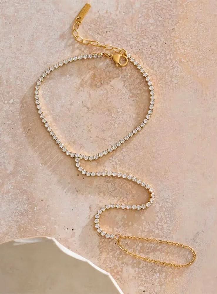 Tennis Hand Chain Bracelet - AYUNA