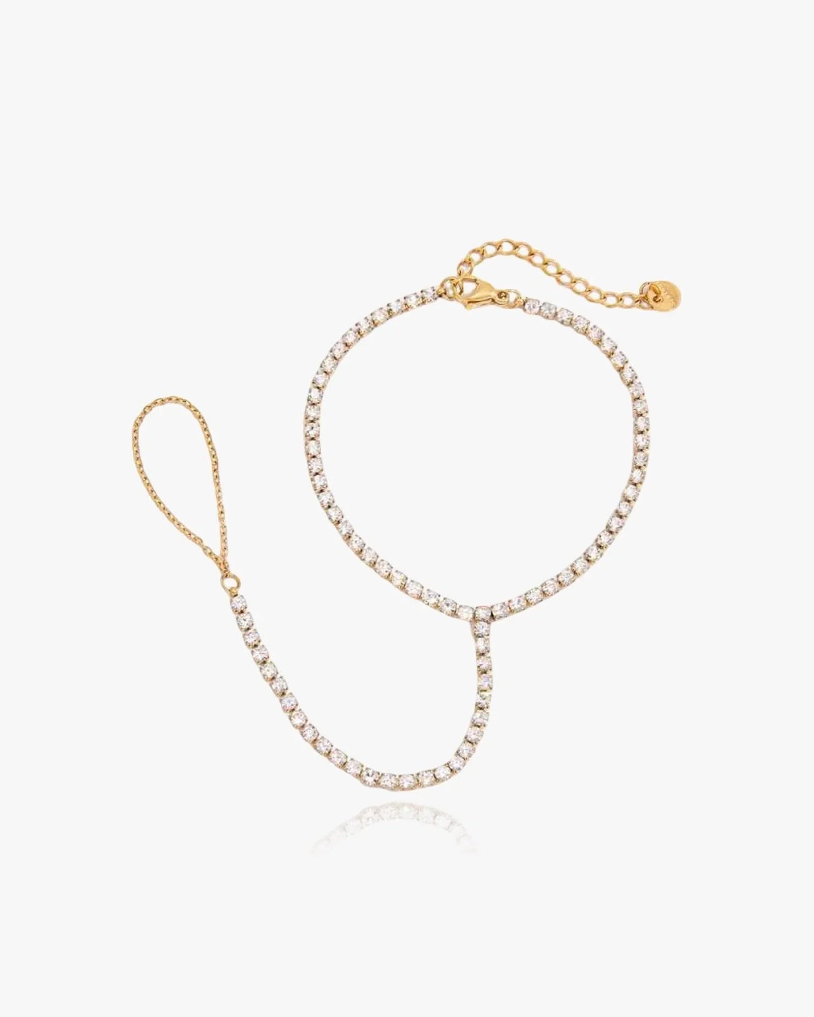 Tennis Hand Chain Bracelet - AYUNA