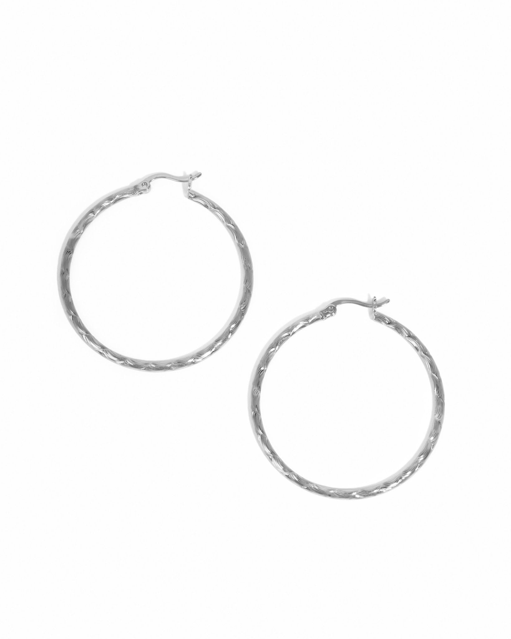 Textured Hoops - AYUNA